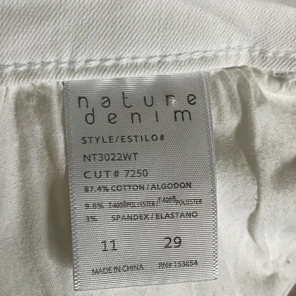 Pink Lily white jeans NWOT - Picture 6 of 6